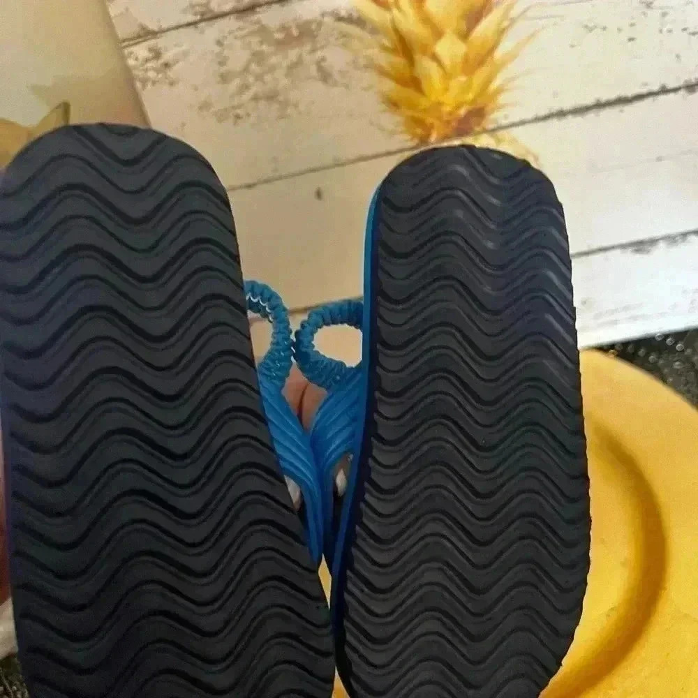 REEL LEGENDS TODDLER SIZE 8 FLIP FLOPS NWT - Picture 4 of 7